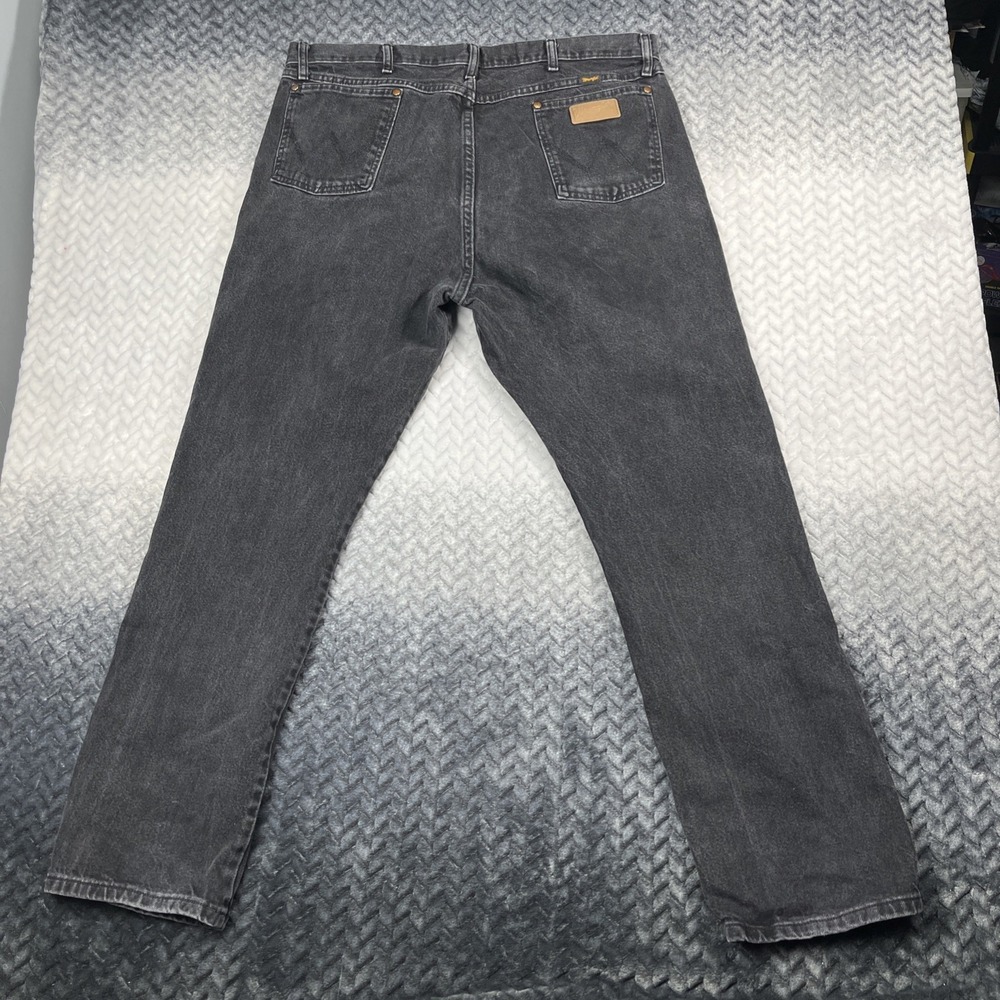 Wrangler Jeans Mens Size‎ 42X34 Original Cowboy 1013MWZWK Western Black Denim